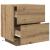 Dulap de noapte 2 pcs Stejar Artizanal 45 x 40 x 55 cm GartenMobel Dekor