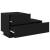 Dulap de noapte Stejar Negru 70 x 36 x 40,5 cm Lemn compozit GartenMobel Dekor