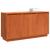Bufet Stejar închis 111 x 34 x 60 cm Lemn de pin masiv GartenMobel Dekor