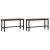 Bancă de Dining 2 pcs Lemn vechi 100 x 32,5 x 48,5 cm GartenMobel Dekor