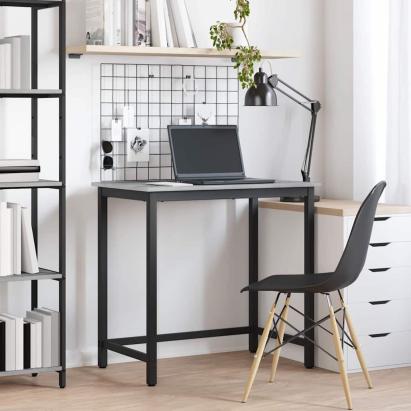 masă Gri Sonoma 100 x 50 x 76,5 cm Lemn ingineresc și oțel GartenMobel Dekor