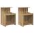 Dulap de noapte 2 pcs Stejar Artizanal 40 x 35 x 60 cm GartenMobel Dekor