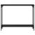 Masă de consolă Stejar Negru 100 x 22,5 x 75 cm Lemn compozit GartenMobel Dekor
