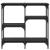 cu raft Stejar negru 80 x 29 x 75 cm Lemn compozit GartenMobel Dekor