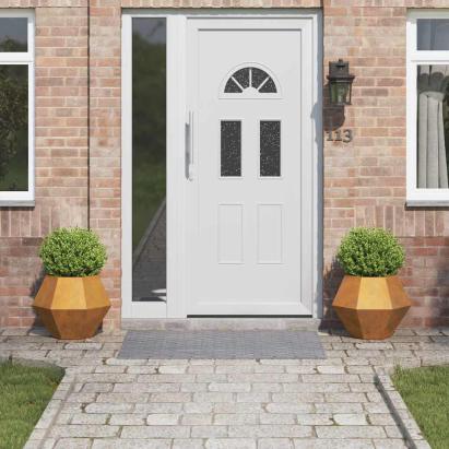 Jardinieră 2 pcs Ruginit 50 x 50 x 40 cm GartenMobel Dekor