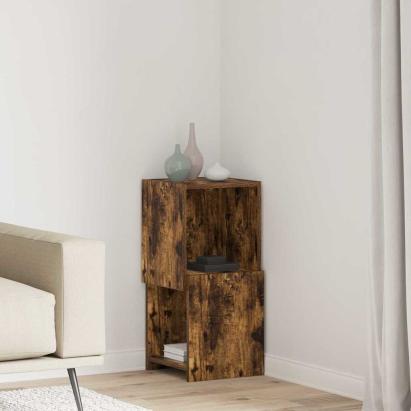 Dulap de colț Alb 30,5x30x65cm Lemn compozit GartenMobel Dekor