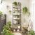 VASAGLE Etajera tip scara 6 rafturi, PAL si cadru metalic, 60x30x205 cm, maro rustic Household NewTrend