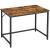 VASAGLE Birou cu cadru din otel, 50x100x75 cm, industrial, maro Household NewTrend