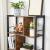 VASAGLE Biblioteca cu 4 rafturi si dulap inferior cu 2 usi, stil industrial, 74x30x155cm, maro rustic Household NewTrend