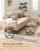 VASAGLE Set de 2 mese de cafea, stil industrial, 50x40cm si 40x36cm, maro rustic si negru Household NewTrend