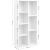 VASAGLE Biblioteca cu 7 compartimente deschise, MDF, 50x24x106cm, alb Household NewTrend