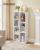VASAGLE Biblioteca cu 7 compartimente deschise, MDF, 50x24x106cm, alb Household NewTrend