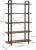 VASAGLE Biblioteca cu 5 rafturi, cadru din otel si rafturi din PAL, 105x34x178cm, maro rustic si negru Household NewTrend