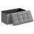 SONGMICS Taburet pliabil cu sezut moale, spatiu de depozitare 80litri, maxim 300kg, 76x38x38cm, gri Household NewTrend