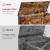 VASAGLE Banca de depozitare tip cufar, cu 2 balamale de siguranta, stil hambar, 40x100x46cm, maro rustic Household NewTrend