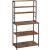 VASAGLE Raft de bucatarie cu spatiu pentru cuptorul cu microunde, 6 rafturi, otel, industrial, 40x80x167cm, maro retro si negru Household NewTrend