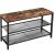 VASAGLE Raft pentru pantofi, cu 2 nivele, metal, 80x30x44cm, stil industrial, maro rustic si negru Household NewTrend