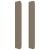 Tăblie de pat cu aripioare gri taupe 83x16x118/128 cm textil GartenMobel Dekor