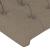 Tăblie de pat cu aripioare gri taupe 83x16x118/128 cm textil GartenMobel Dekor