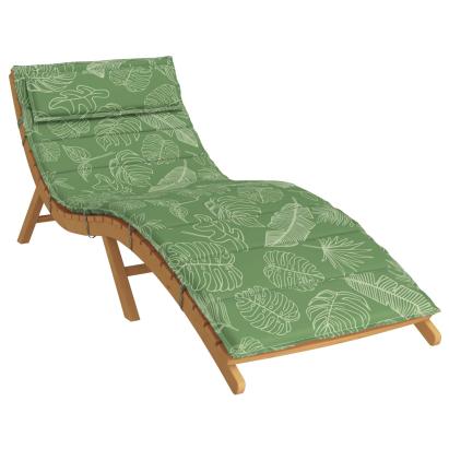 Perna de șezlong pentru soare Verde 178 x 60 x 4 cm GartenMobel Dekor
