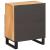 Dulap de noapte natural 50 x 33 x 60 cm Lemn de mango solid GartenMobel Dekor