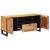 Cabinet TV cu sertar Maro 105 x 33 x 46 cm Lemn de mango solid GartenMobel Dekor