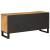 Cabinet TV cu sertar Maro 100 x 33 x 46 cm Lemn de mango solid GartenMobel Dekor