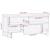 Cabinet TV cu sertar Maro 100 x 33 x 46 cm Lemn de mango solid GartenMobel Dekor