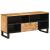 Cabinet TV cu sertar Maro 100 x 33 x 46 cm Lemn de mango solid GartenMobel Dekor