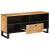 Cabinet TV cu sertar Maro 100 x 33 x 46 cm Lemn de mango solid GartenMobel Dekor