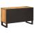 Cabinet TV cu sertar Maro 80 x 33 x 46 cm Lemn de mango solid GartenMobel Dekor