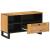 Cabinet TV cu sertar Maro 80 x 33 x 46 cm Lemn de mango solid GartenMobel Dekor