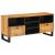 Cabinet TV cu sertar Maro 100 x 33 x 46 cm Lemn de mango solid GartenMobel Dekor