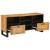 Cabinet TV cu sertar Maro 100 x 33 x 46 cm Lemn de mango solid GartenMobel Dekor