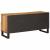 Cabinet TV cu sertar Maro 100 x 33 x 46 cm Lemn de mango solid GartenMobel Dekor