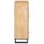 Bufet cu raft cu ușă Maro 60 x 33 x 100 cm Lemn de mango solid GartenMobel Dekor