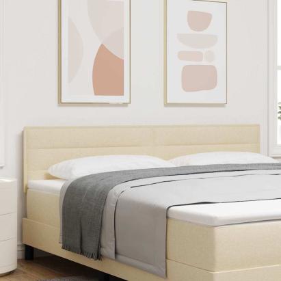 Tăblie cap cu headboard Crem 180 cm Piele artificială GartenMobel Dekor
