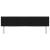 Tăblie cap cu headboard Negru 200 cm Piele artificială GartenMobel Dekor
