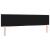 Tăblie cap cu headboard Negru 200 cm Piele artificială GartenMobel Dekor