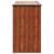 Cutie de depozitare pentru grădină Maro 214 x 82 x 132 cm Oțel GartenMobel Dekor