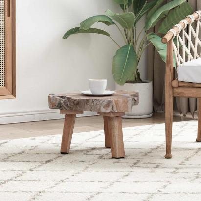 Noptieră Maro 40 x 40 x 25 cm Lemn recuperat masiv GartenMobel Dekor