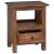 Noptieră cu sertar Maro 41 x 30 x 50 cm Lemn masiv de mahon GartenMobel Dekor