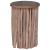 Taburet natural 30 x 30 x 45 cm Lemn solid de tec GartenMobel Dekor