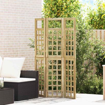 Ecran de intimitate Maro miere 121 x 180 cm Lemn de pin masiv GartenMobel Dekor