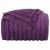 Pături de aruncat 6 pcs Violet 200 x 150 cm Molton GartenMobel Dekor