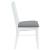Scaune de dining 2 pcs Alb 50 x 52,5 x 91 cm GartenMobel Dekor