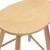 Scaune de dining 2 pcs natural 46 x 37 x 63 cm GartenMobel Dekor