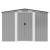 Magazie șopron metalic de grădină, 257 x 205 x 178 cm, gri GartenMobel Dekor