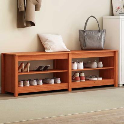 Bancă pentru pantofi cu raft Maroniu cerat 160 x 36,5 x 50 cm GartenMobel Dekor