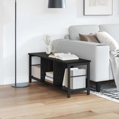 Raft pentru cărți Stejar Negru 102 x 32 x 40,5 cm Lemn compozit GartenMobel Dekor